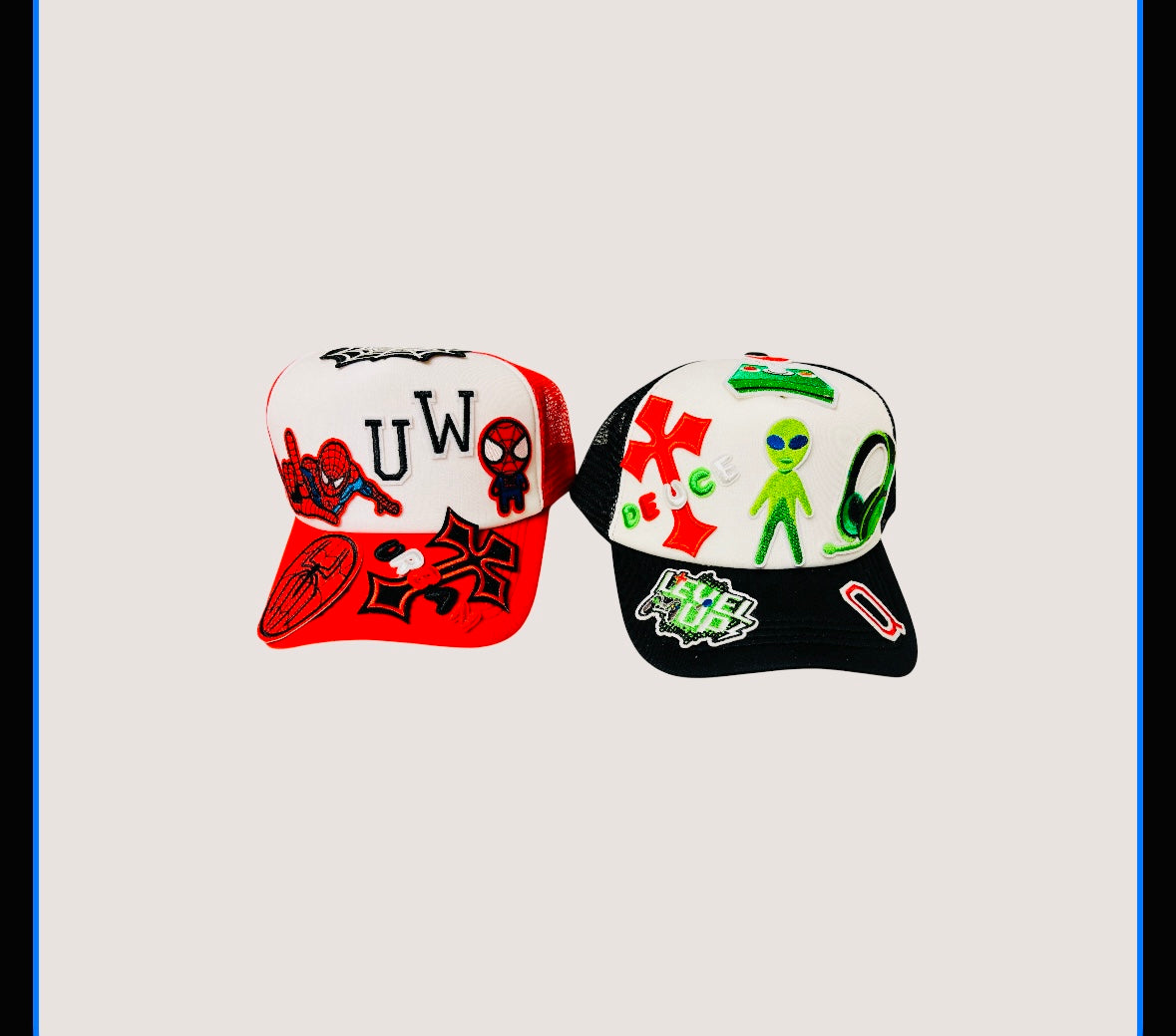 Kids vibrate caps uniquely made to order capturing their favorite characters