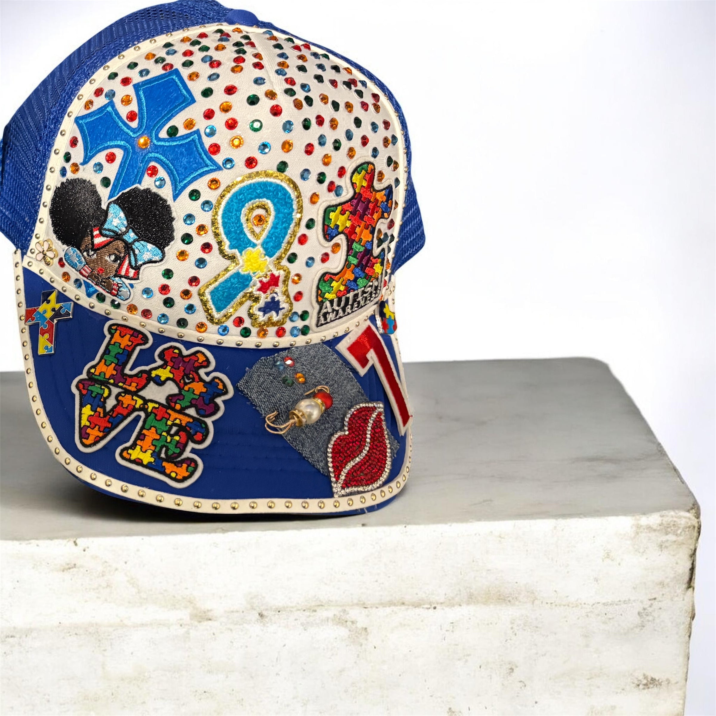 Autism adult children unisex large caps