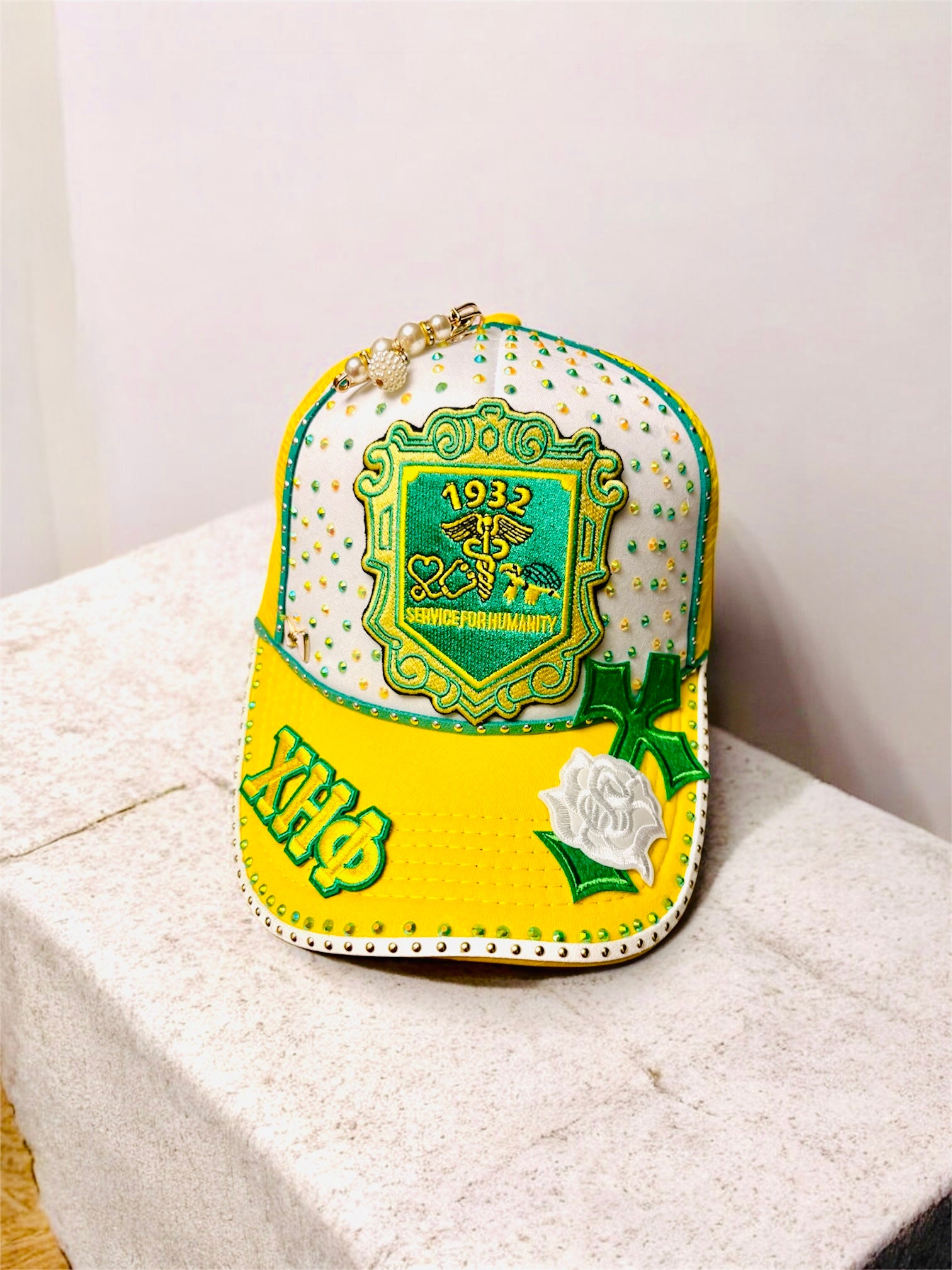 Sorority inspired women cap