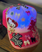 Little Girls Inspired Hello Kitty Cap