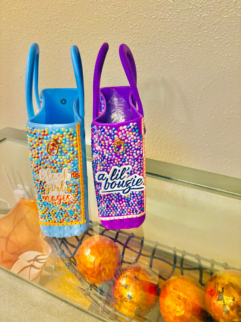 Custom cute and vibrant little girls Tote “ Not A Bogg “