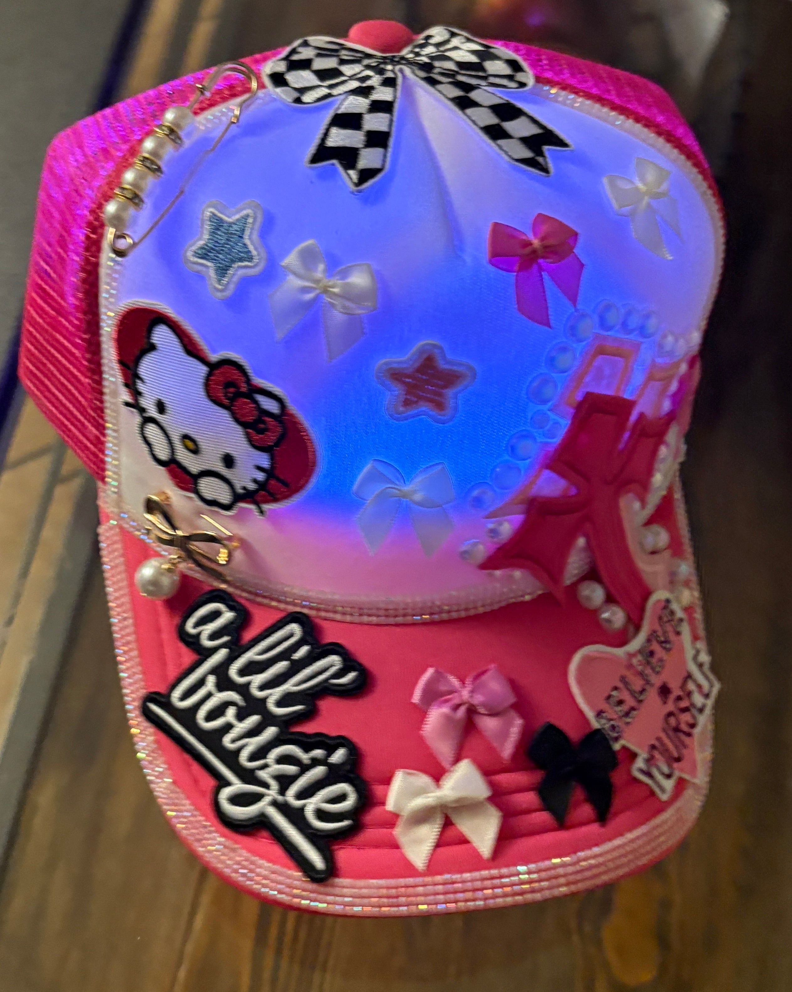 Little Girls Inspired Hello Kitty Cap
