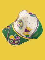 Festive Mardi Gras caps