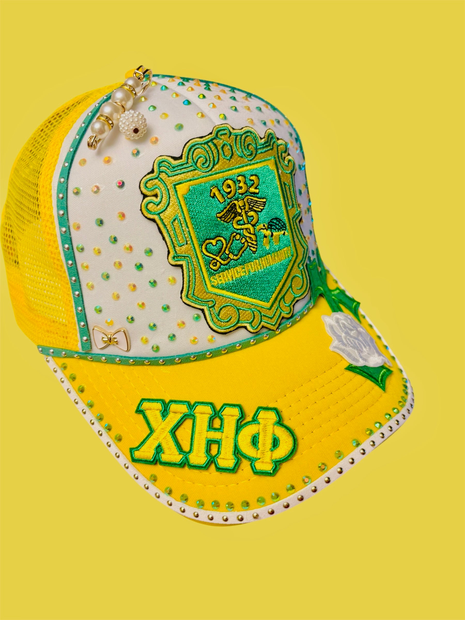 Sorority inspired women cap