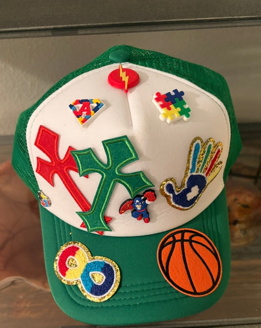 Made with you in mind vibrant Kid Autism caps