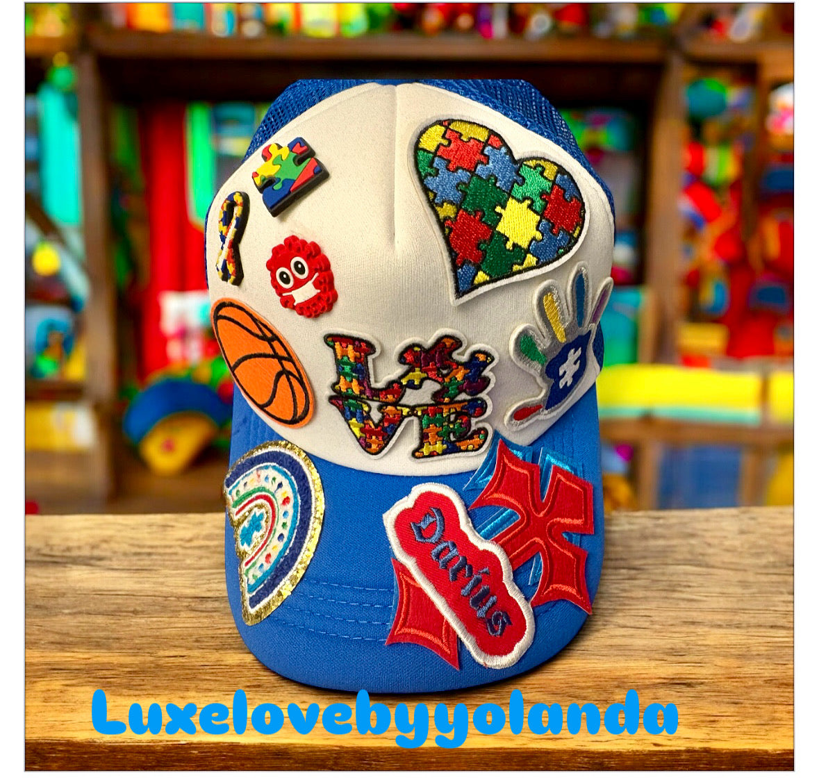 Made with you in mind vibrant Kid Autism caps