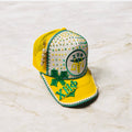 Sorority Inspired Green and Yellow Women Cap