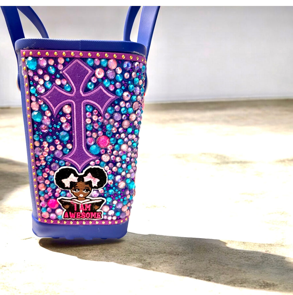 Girls cute and vibrant tote bag