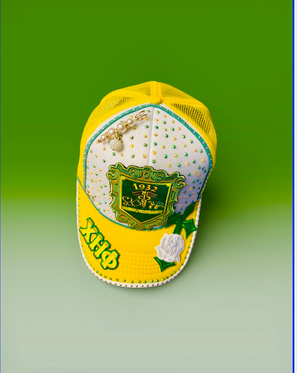 Sorority inspired women cap