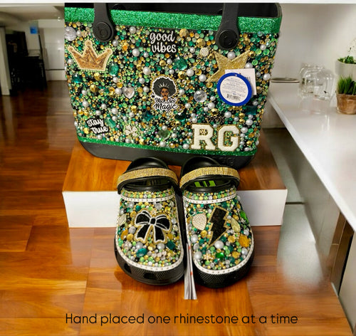 Custom Green and Black Baby Bogg set