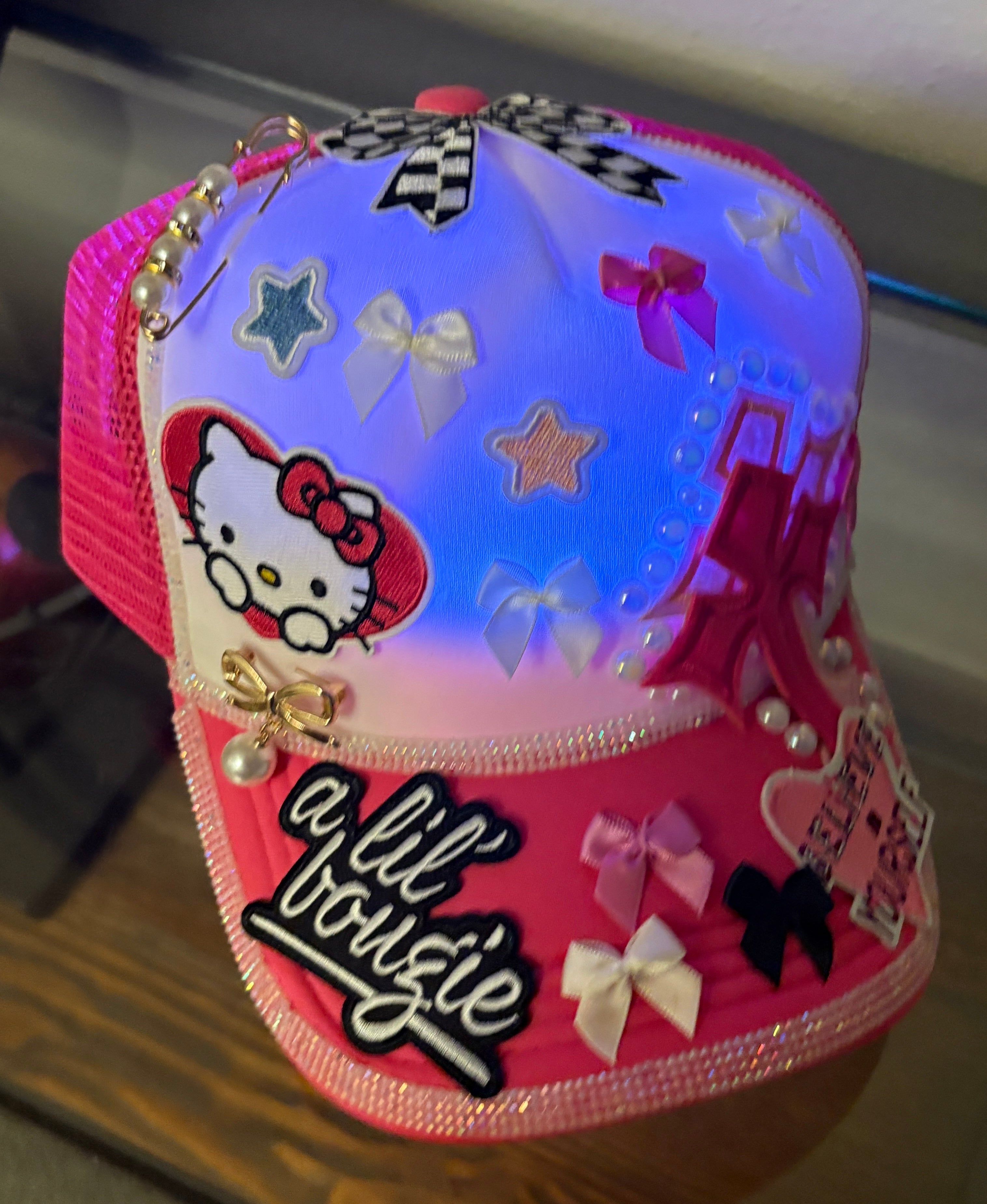 Little Girls Inspired Hello Kitty Cap