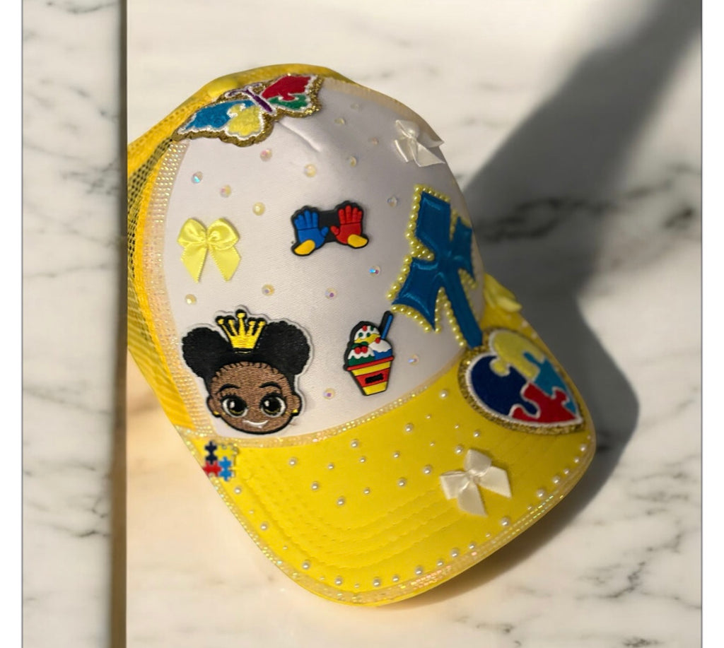 Made with you in mind vibrant Kid Autism caps