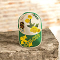 Custom sorority vibrant green and yellow cap