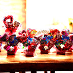 Cute gift baskets for Valentine or just because gifts filled with something sweet or salty