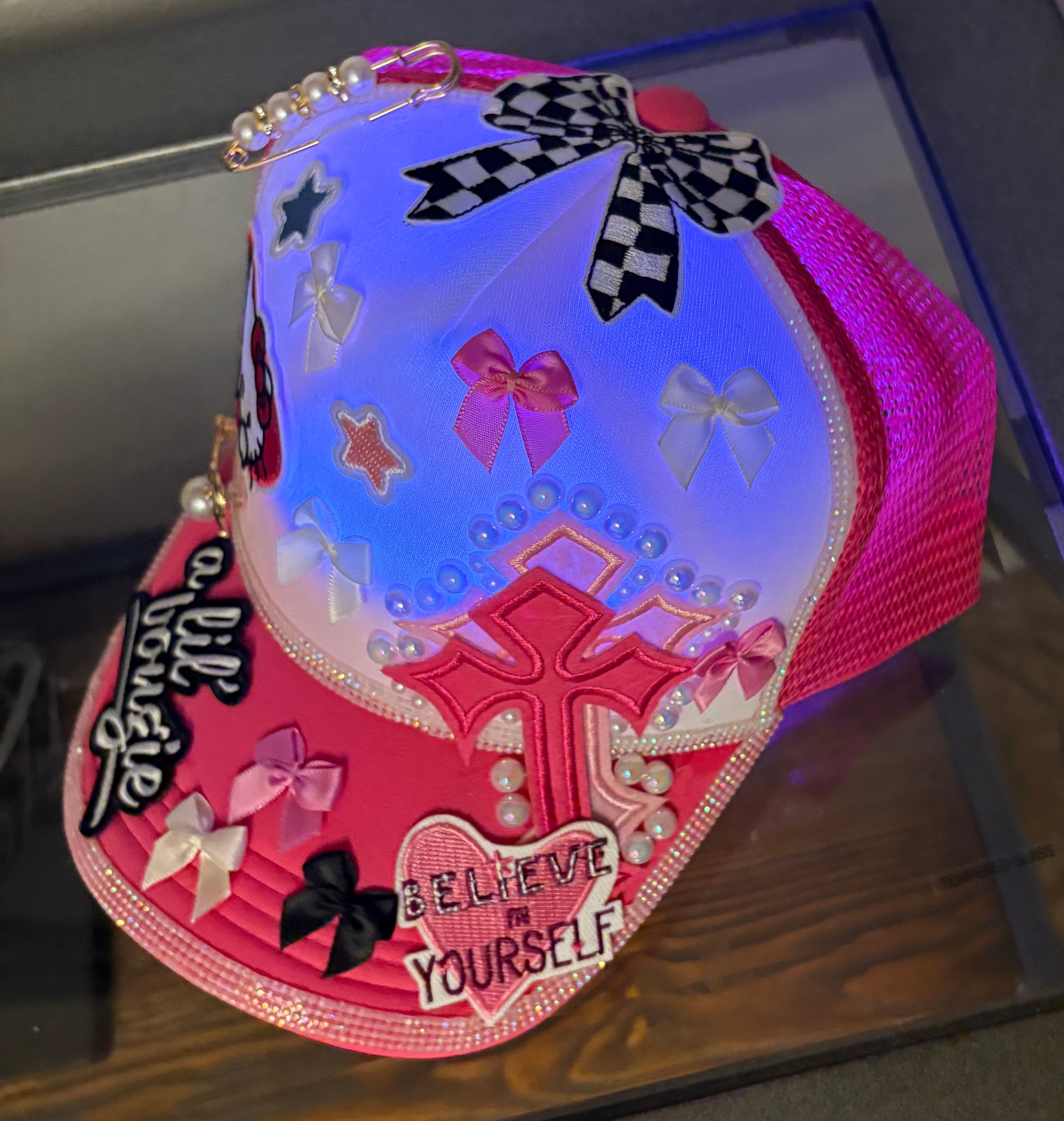 Little Girls Inspired Hello Kitty Cap