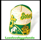 Custom made to order Sorority Inspired women Cap