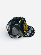 Women custom bling football cap