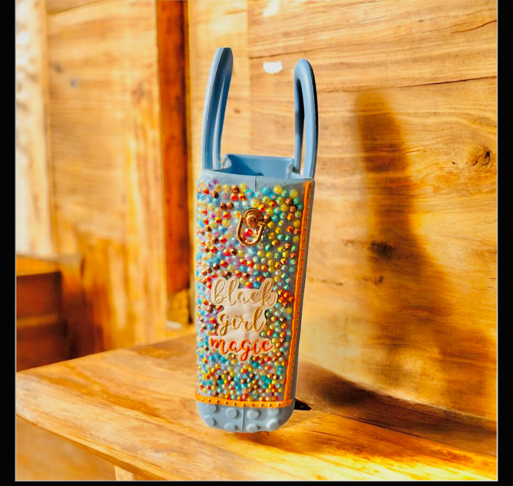 Custom Little Girls Cute, decorative tote bag ! “Not A Bogg Bag”   Handplaced stones made  for you to sparkle in every way! #luxelovebyyolanda #prettygirls #SparkleAndShine #girlpower# Faith#lilbougie