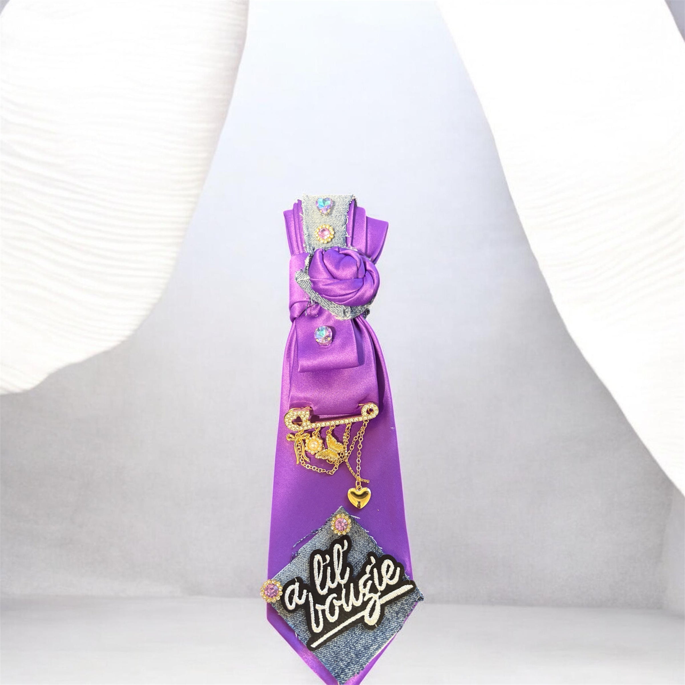 Luxe and love unique neck tie jewelry